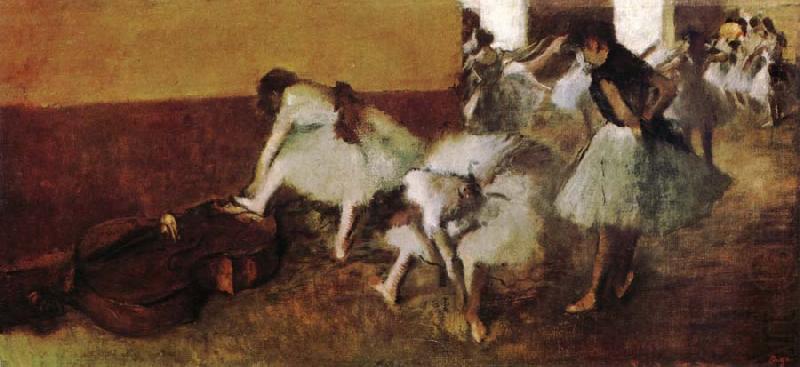 Edgar Degas A picture of Russian dance china oil painting image